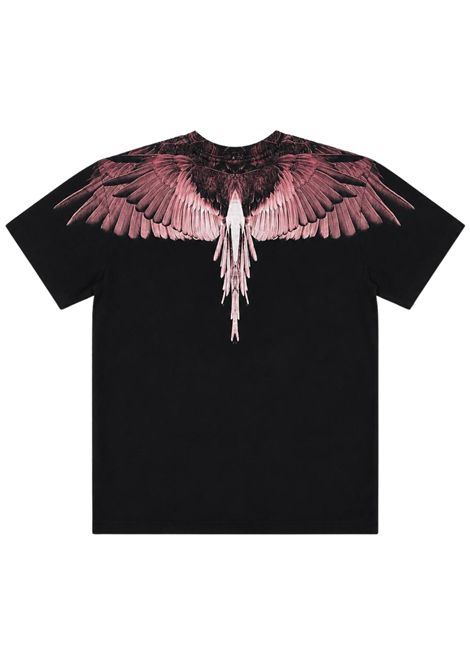 T-shirt bambina nera in cotone MARCELO BURLON | JGTH090NERA
